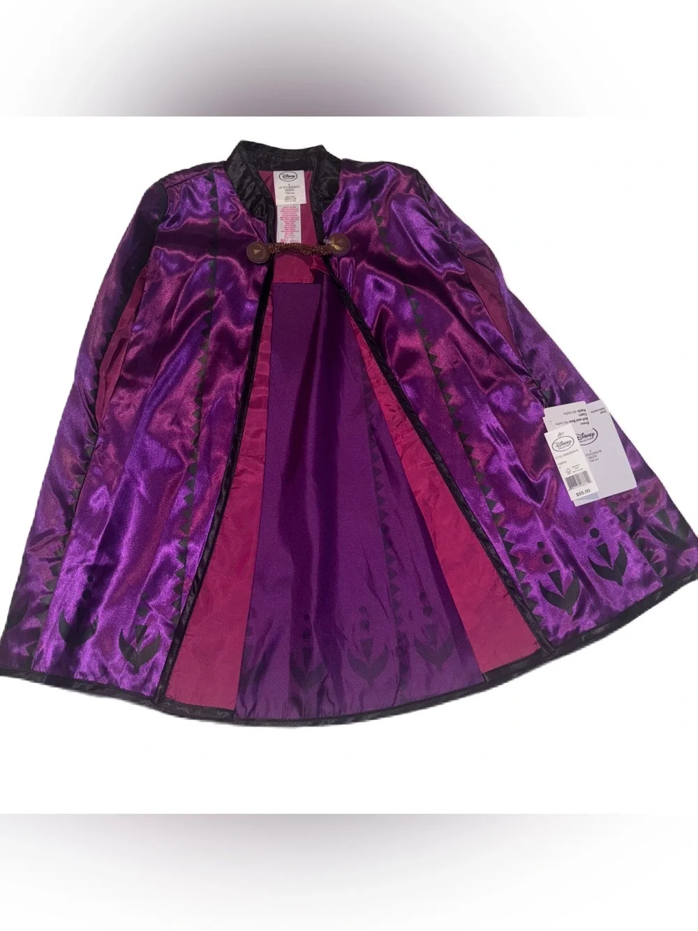Disney's Frozen Anna 2 piece Costume Cape & Dress Girl's Size 4